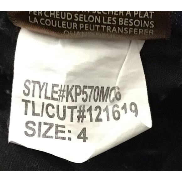 Kut from the Kloth Mid Rise Straight Slim Leg Classic Blue Rinse Jeans sz 4 x 30 - Picture 9 of 11